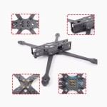 Wholesale APEX HD 7 Inch Frame Kit Carbon Fiber Quadcopter Long Range 5.5mm Arm 315mm DIY Parts for RC Racing Drone